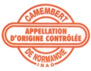 Camembert AOC label