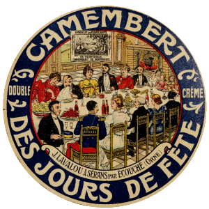 Camembert des jours de fête (Lavalou) label