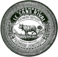 Camembert Label : the "Sans Rival" 1887